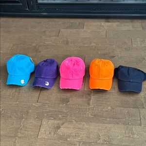 Colorful Distressed Baseball Caps - Blue, Purple, Pink, Orange, Navy